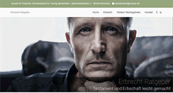 Desktop Screenshot of erbrecht-ratgeber.de